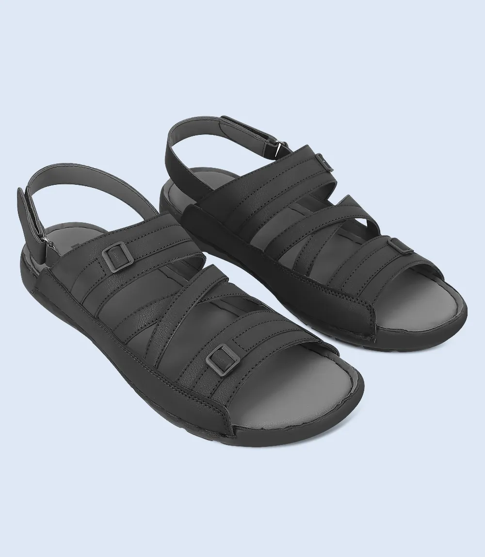 BM5678-BLACK-Men Sandals