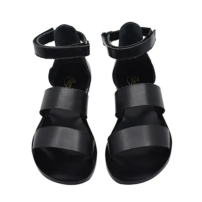 Bonpoint Woman Coimbra Leather Sandals Black