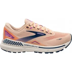 BROOKS ADRENALINE GTS 23 APRICOT/ESTATE BLUE/ORCHID FOR WOMEN'S