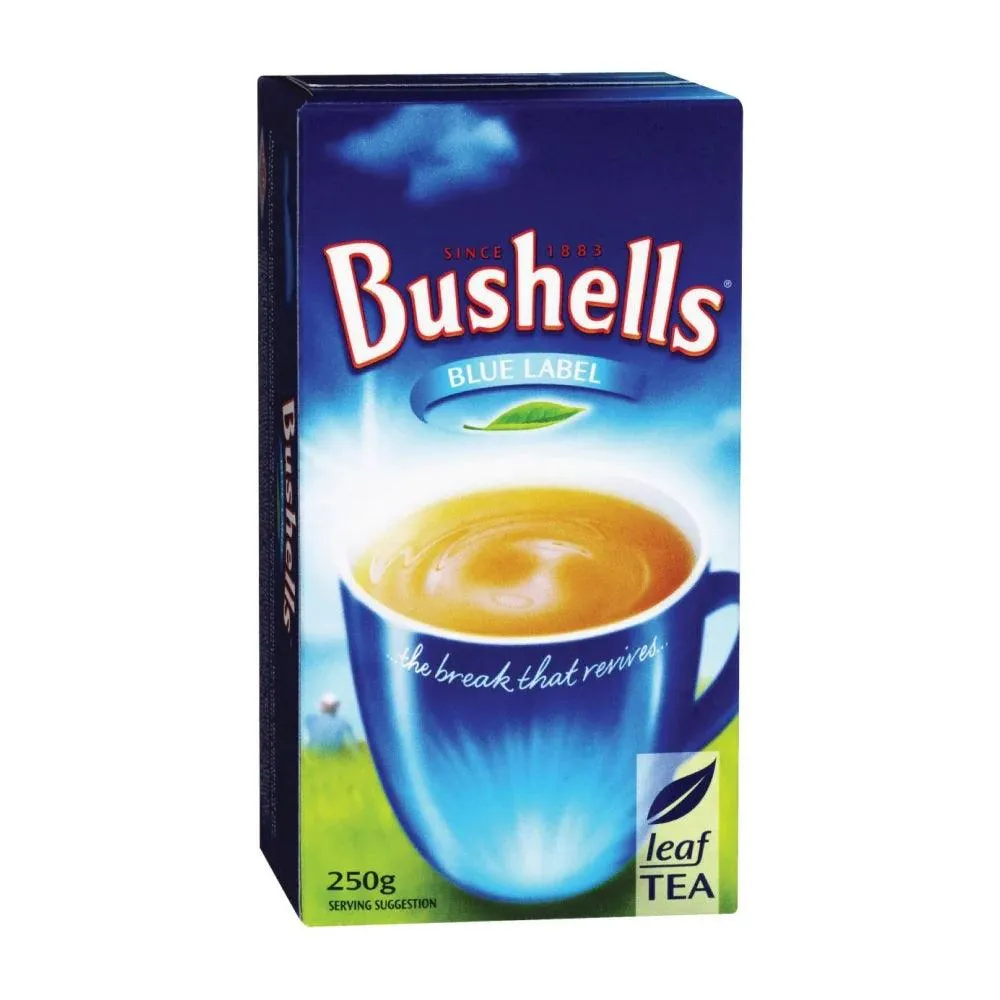 Bushells Tea Blue Label Loose Leaf Tea 250g Box of 5