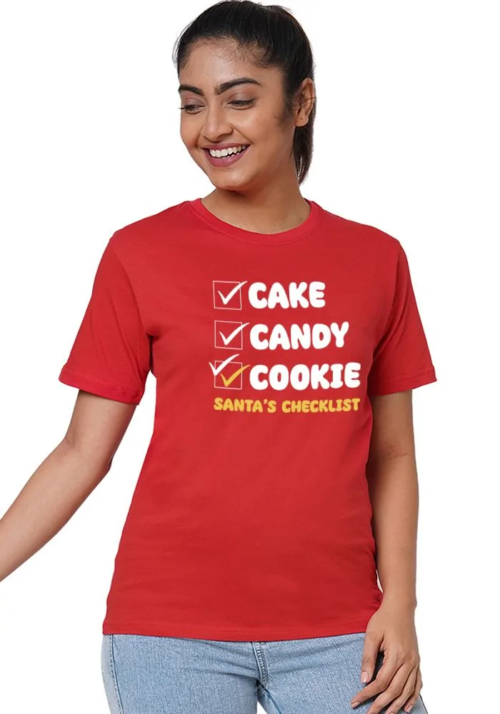 Cake Candy Cookie Women T-Shirt