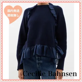 CECILIE BAHNSEN  |Casual Style V-neck & Crew neck