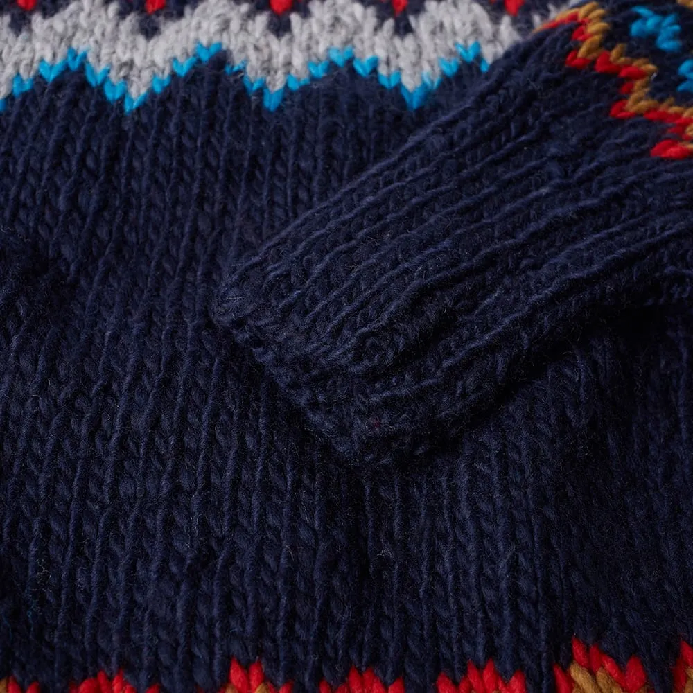 Chamula Fair Isle Pullover KnitNavy