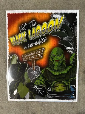 Creature from the Black Lagoon Art Print - 11x14