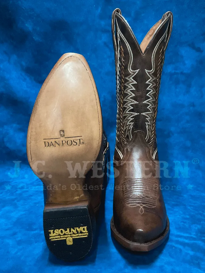 Dan Post DP3177 Mens RIP Snip Toe Western Boot Chocolate