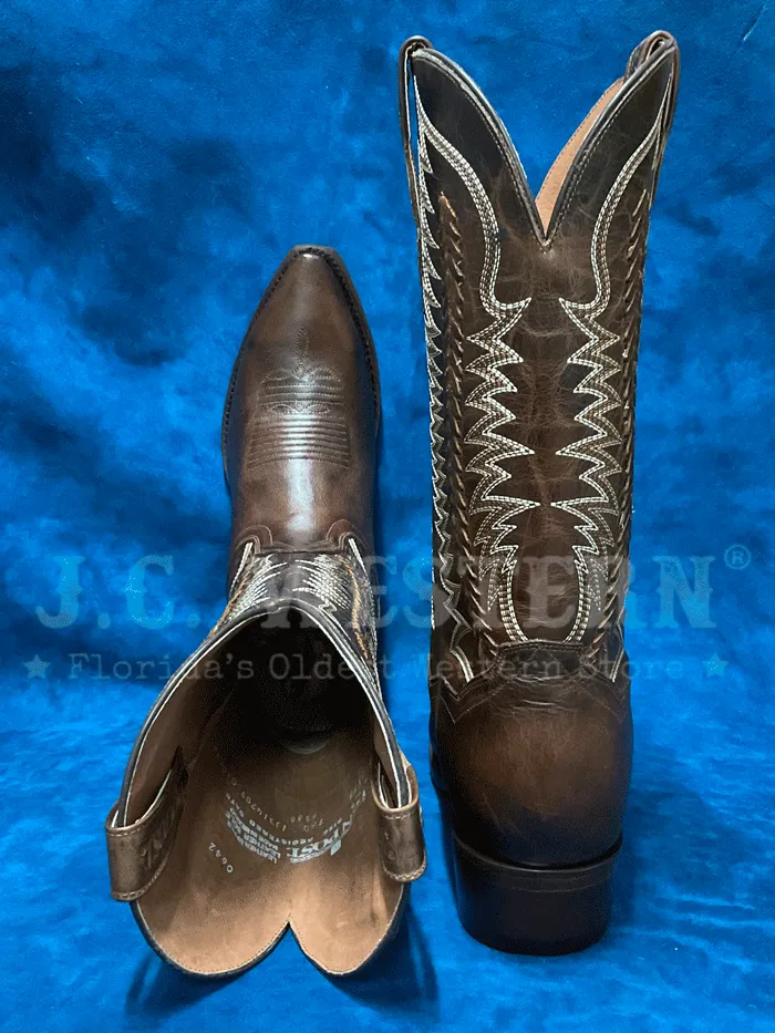 Dan Post DP3177 Mens RIP Snip Toe Western Boot Chocolate