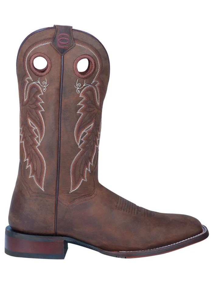 Dan Post DP4562 Mens Abram Square Toe Western Boots Tan