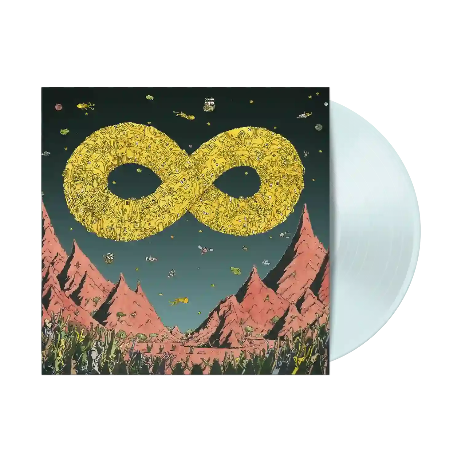 DANCE GAVIN DANCE 'MOTHERSHIP' LP (Limited Edition — Only 500 Made, Electric Blue Vinyl)