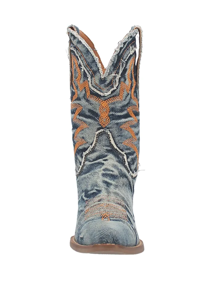 Dingo DI950-BL Womens Y'ALL NEED DOLLY Western Fashion Boot Denim Blue