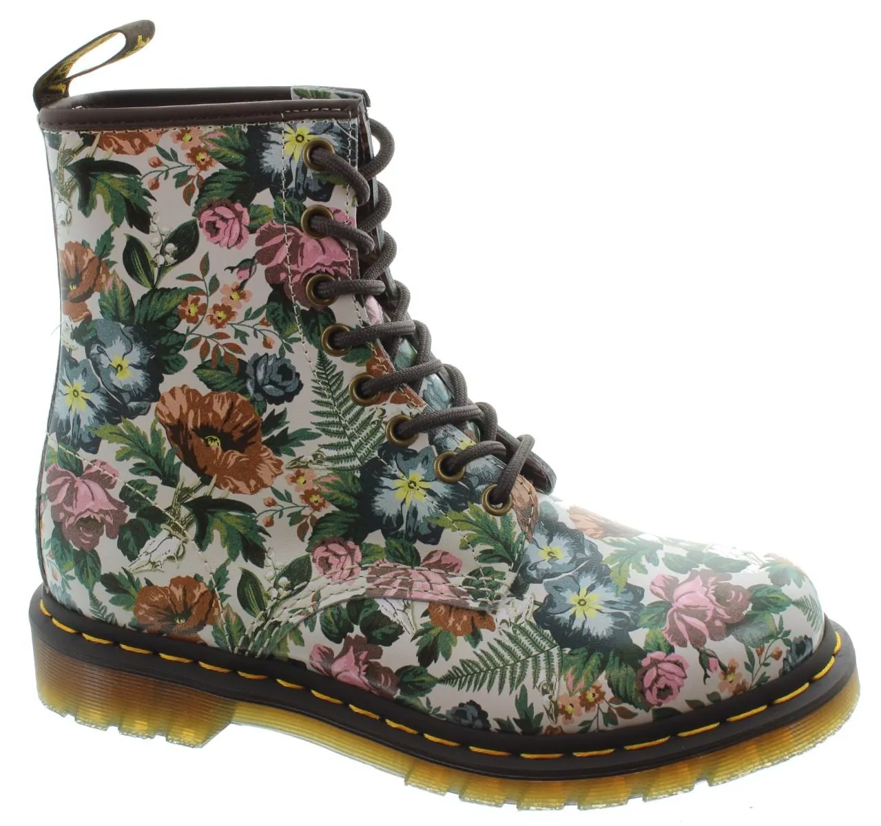 DR MARTENS Ladies 1460 English Garden Boots In Multi