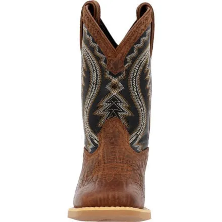 Durango® Lil' Rebel Pro™ Little Kid's Acorn/Black Onyx Western Boots