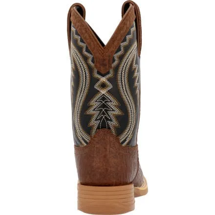 Durango® Lil' Rebel Pro™ Little Kid's Acorn/Black Onyx Western Boots