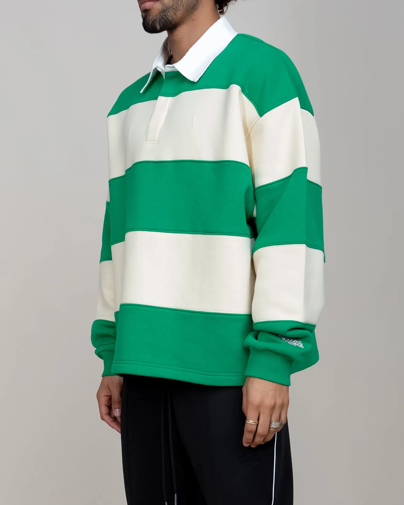 EPTM CLASSIC RUGBY PULLOVER-GREEN