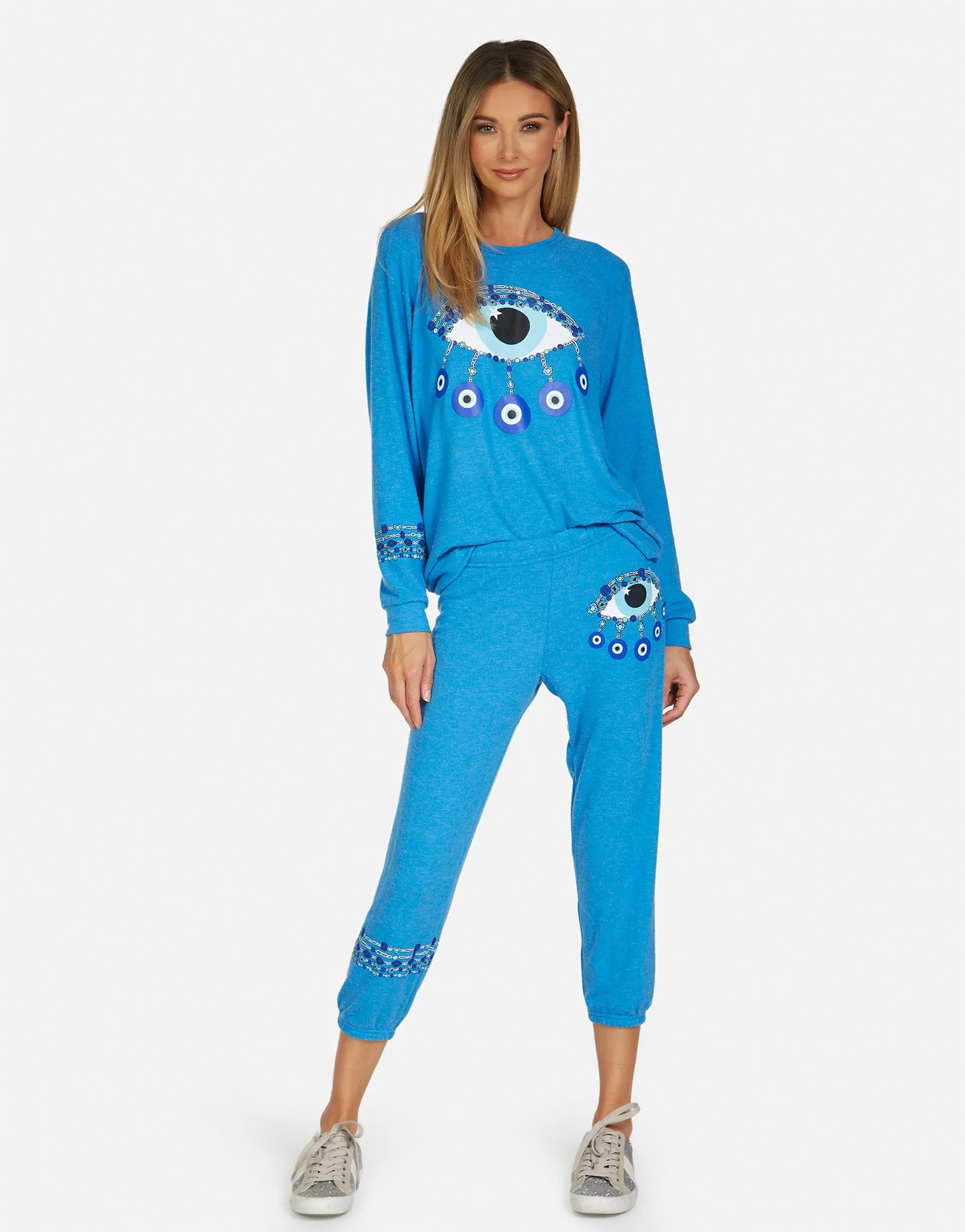 Everly Chain Evil Eye Pullover