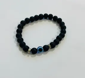 Fashion Natural Stone Beads Eye Bracelet