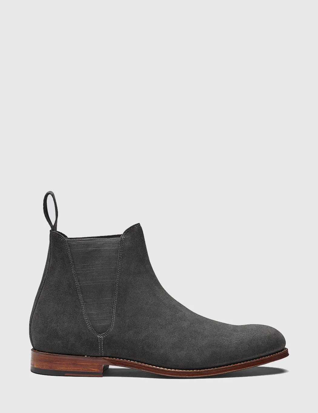 Grenson Nolan Suede Chelsea Boot - Lavange Grey