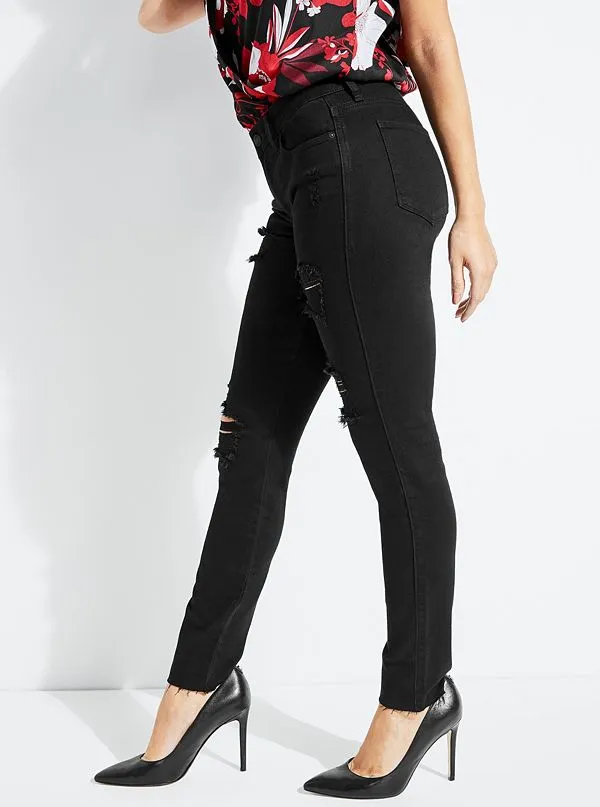 Guess Destroyed Sexy Curve Skinny Jeans