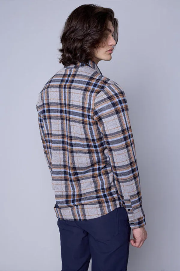 Hedge Plaid Button Up