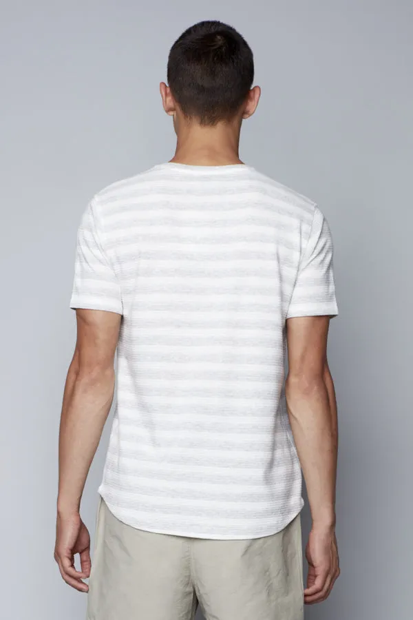 Hedge Ribbed Striped Tee