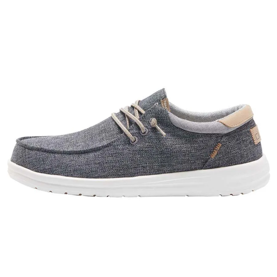 Hey Dude Mens Paul Slip On Shoes- Chambray Moonrock