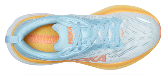 Hoka Womens Bondi 8 Athletic Shoes- Summer Song/Country Air