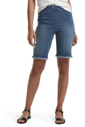 HUE Ultra Soft Denim High Waist Bermuda Short