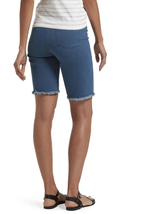 HUE Ultra Soft Denim High Waist Bermuda Short