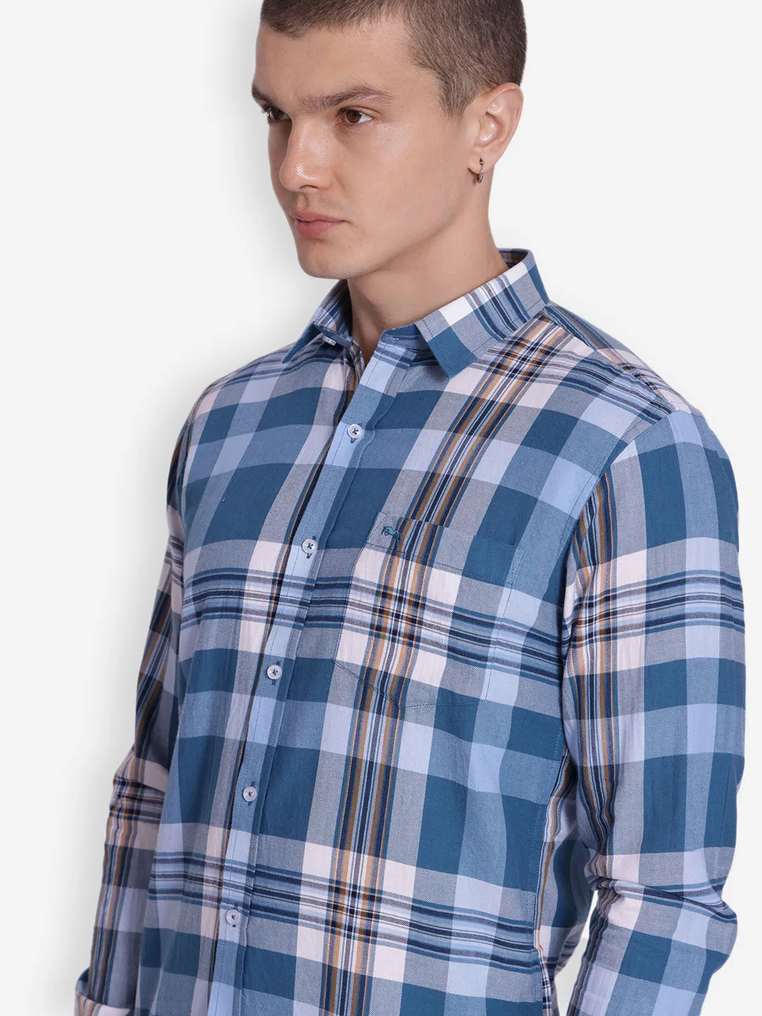 JUMP USA Men Cotton Casual Shirts