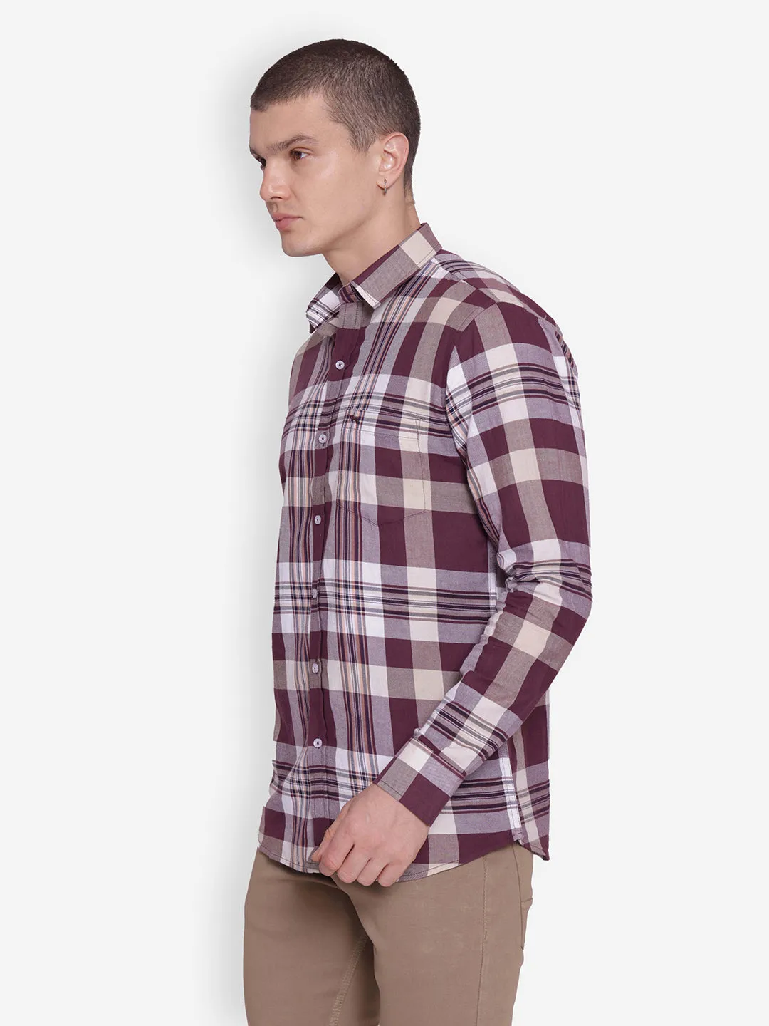 JUMP USA Men Cotton Casual Shirts