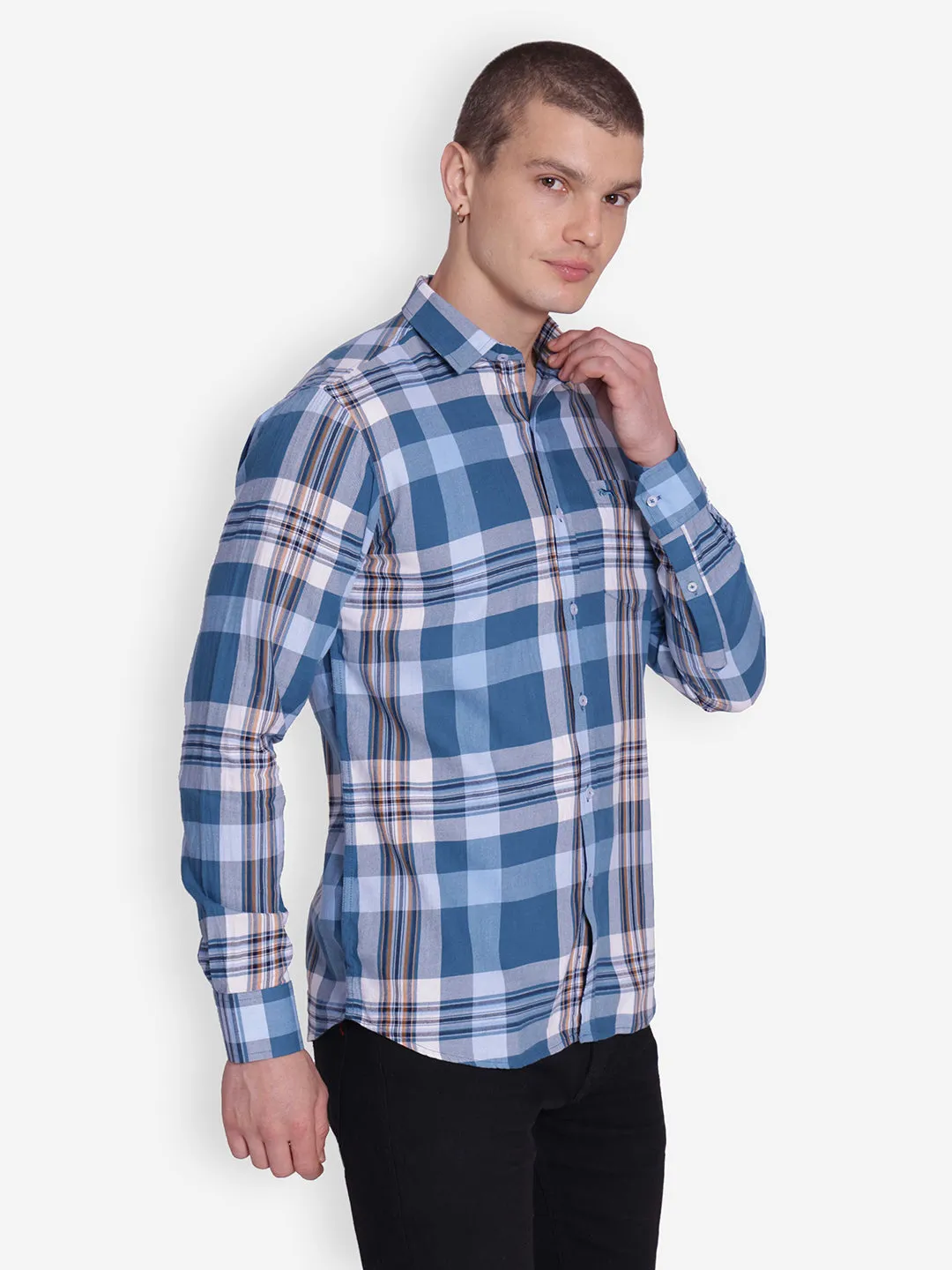 JUMP USA Men Cotton Casual Shirts