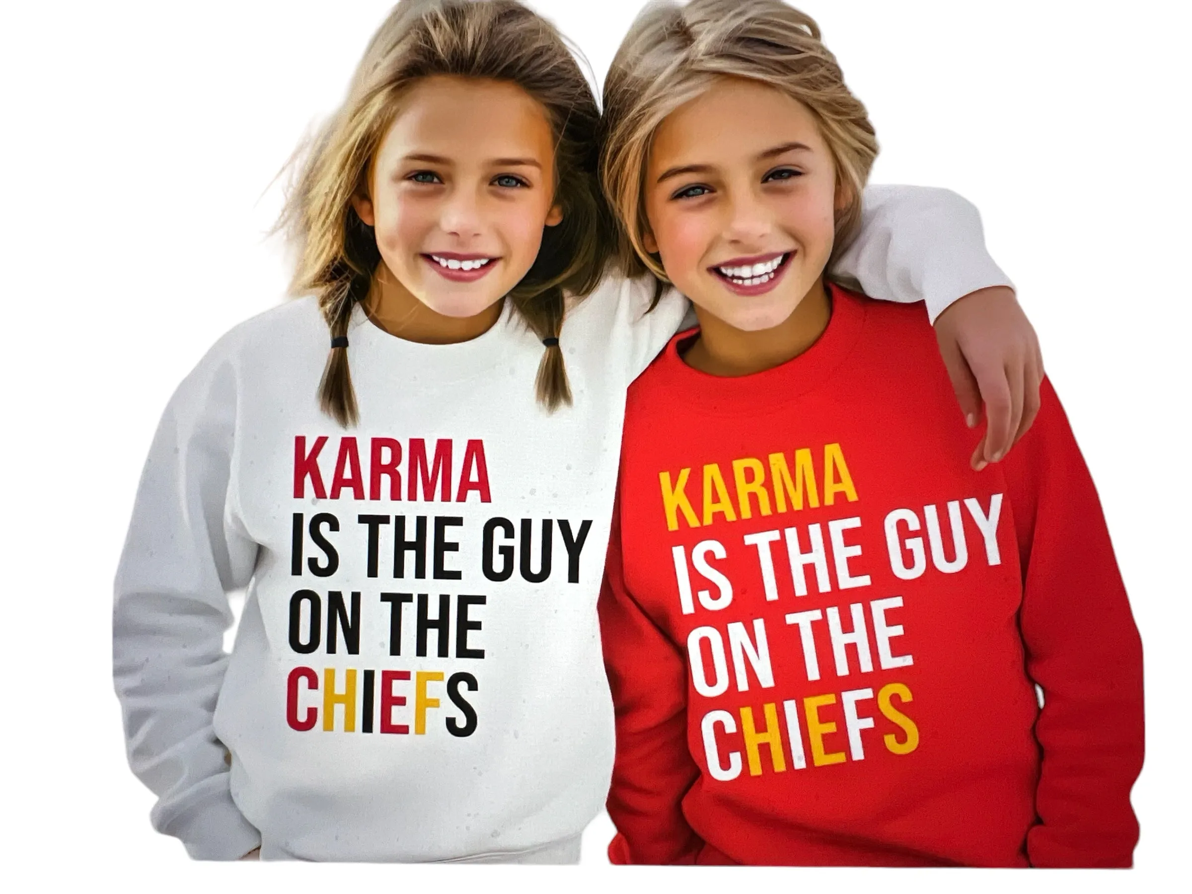 Karma is the Guy on The Chiefs Sweatshirt