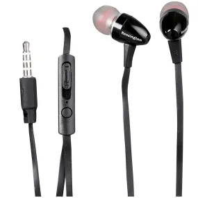 Kensington Stereo Earphones With Mic And Volume Control Black