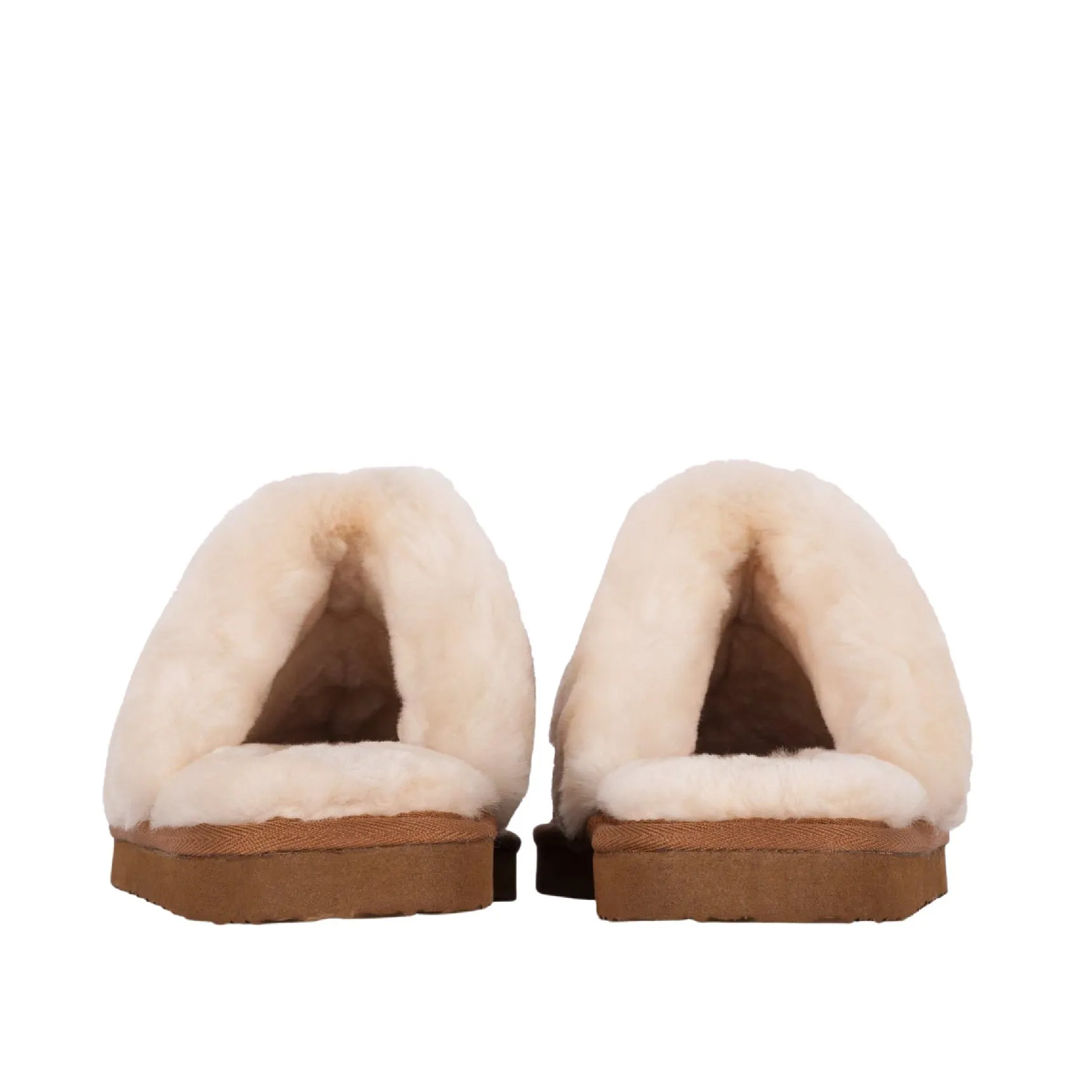 LADIES SUZIE TAN SHEEPSKIN MULE