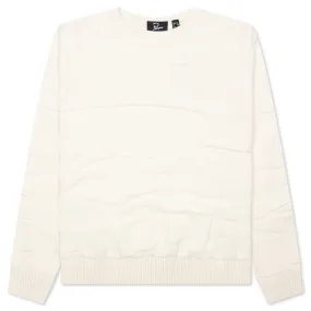 Landscaped Knitted Pullover - Off White