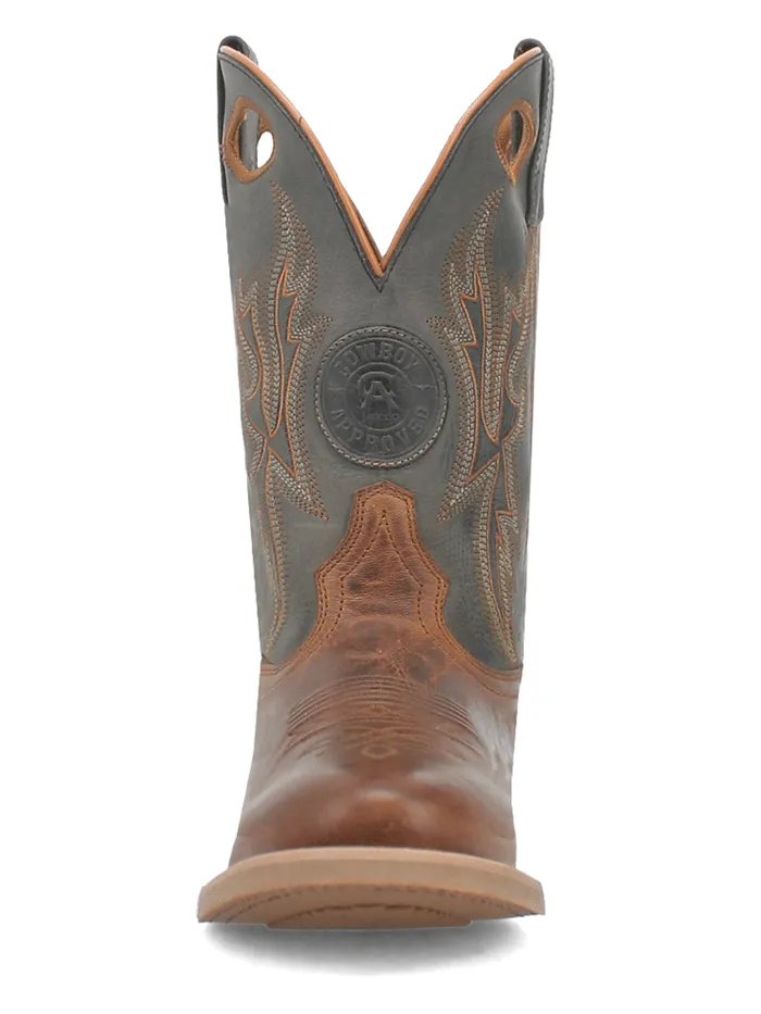 Laredo 7734 Mens Dawson Leather Boot Brown Grey And Brown