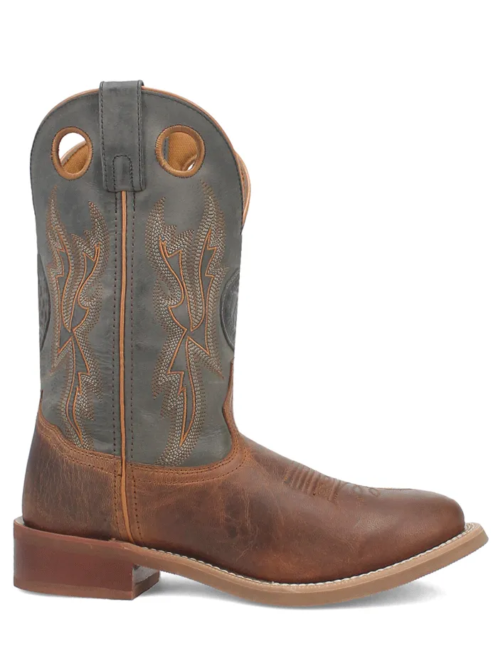 Laredo 7734 Mens Dawson Leather Boot Brown Grey And Brown