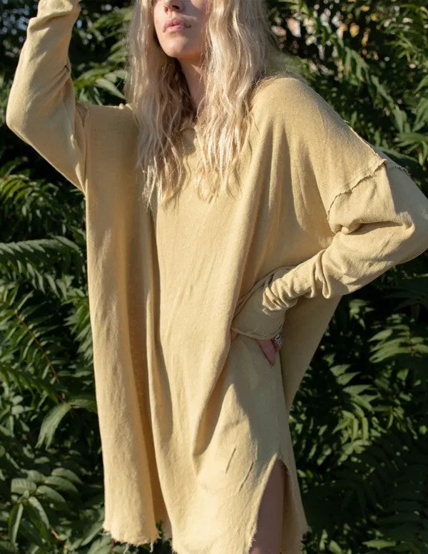 Linen Dress Mushroom