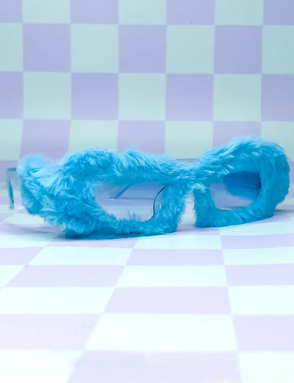 LINKED FLUFFY SHADES - BLUE