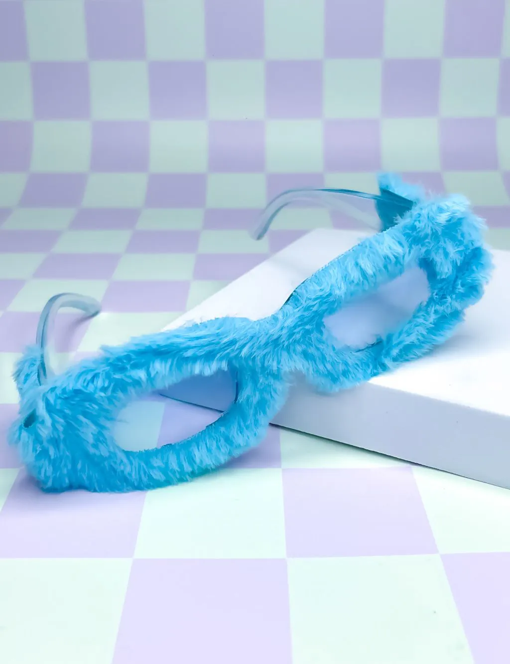 LINKED FLUFFY SHADES - BLUE