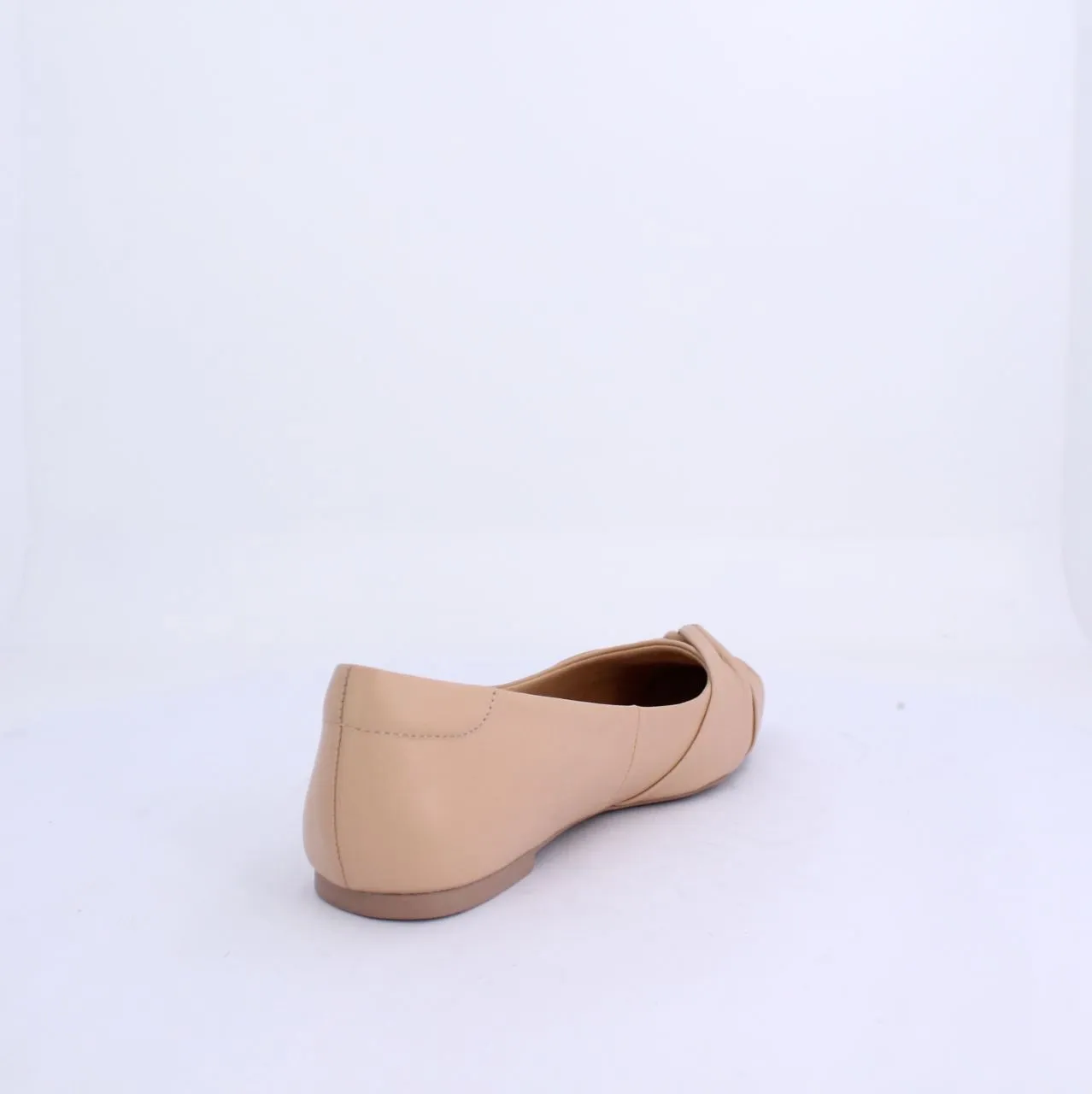 LUCYY PUMP FLAT LEATHER - NUDE