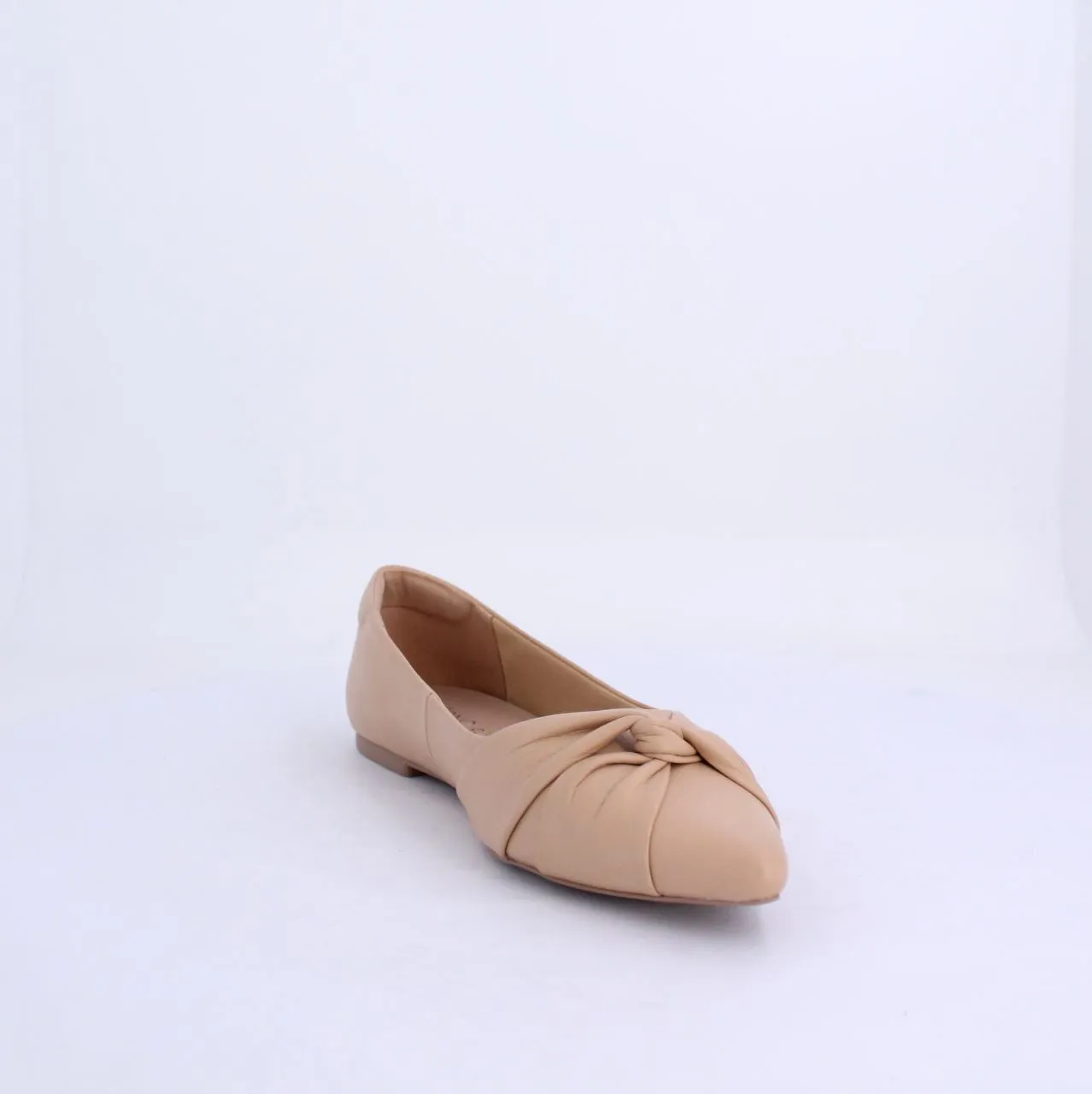 LUCYY PUMP FLAT LEATHER - NUDE