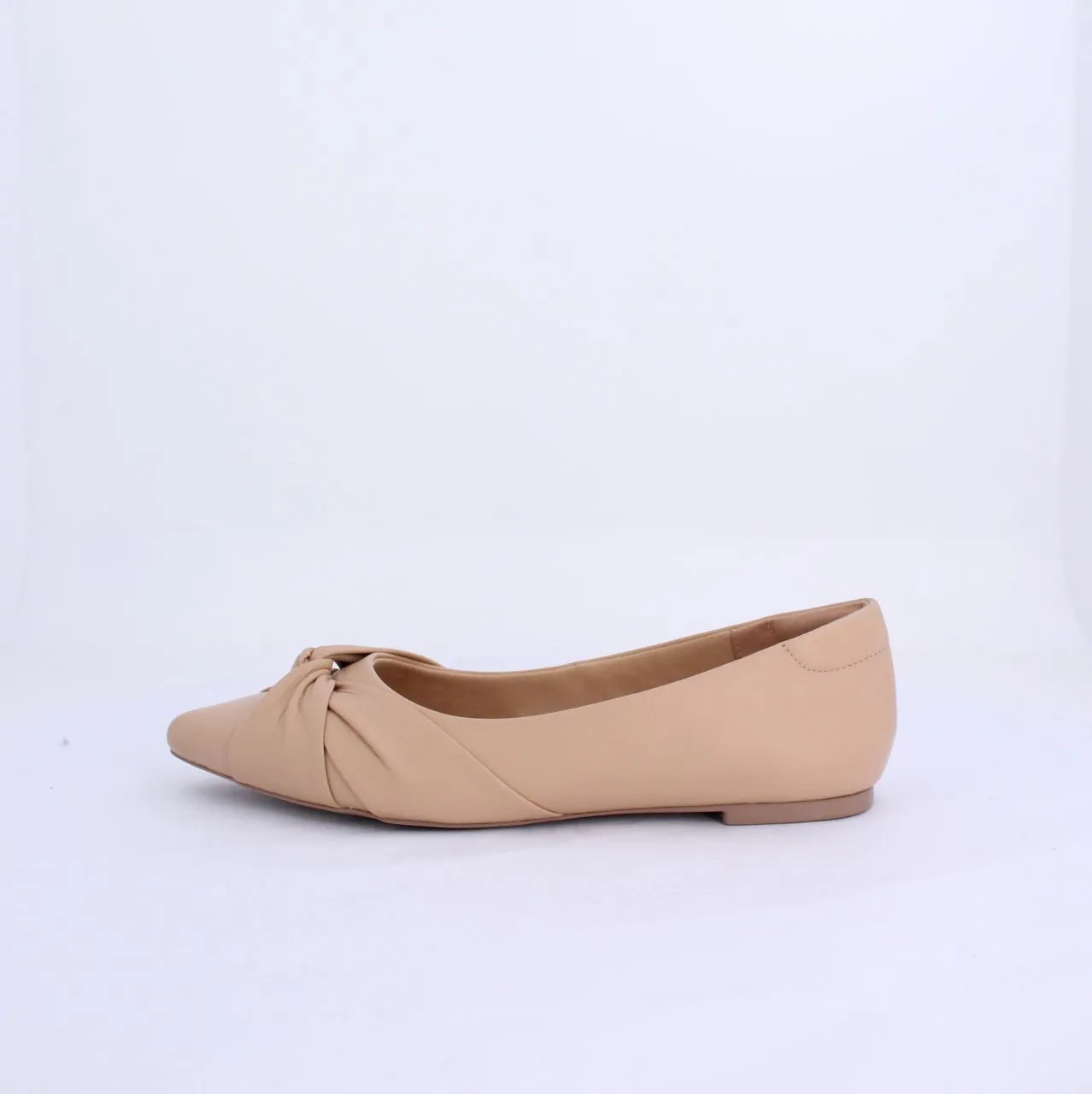 LUCYY PUMP FLAT LEATHER - NUDE