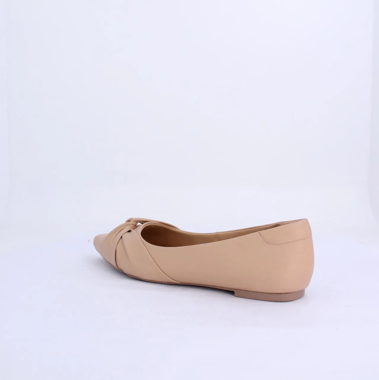 LUCYY PUMP FLAT LEATHER - NUDE