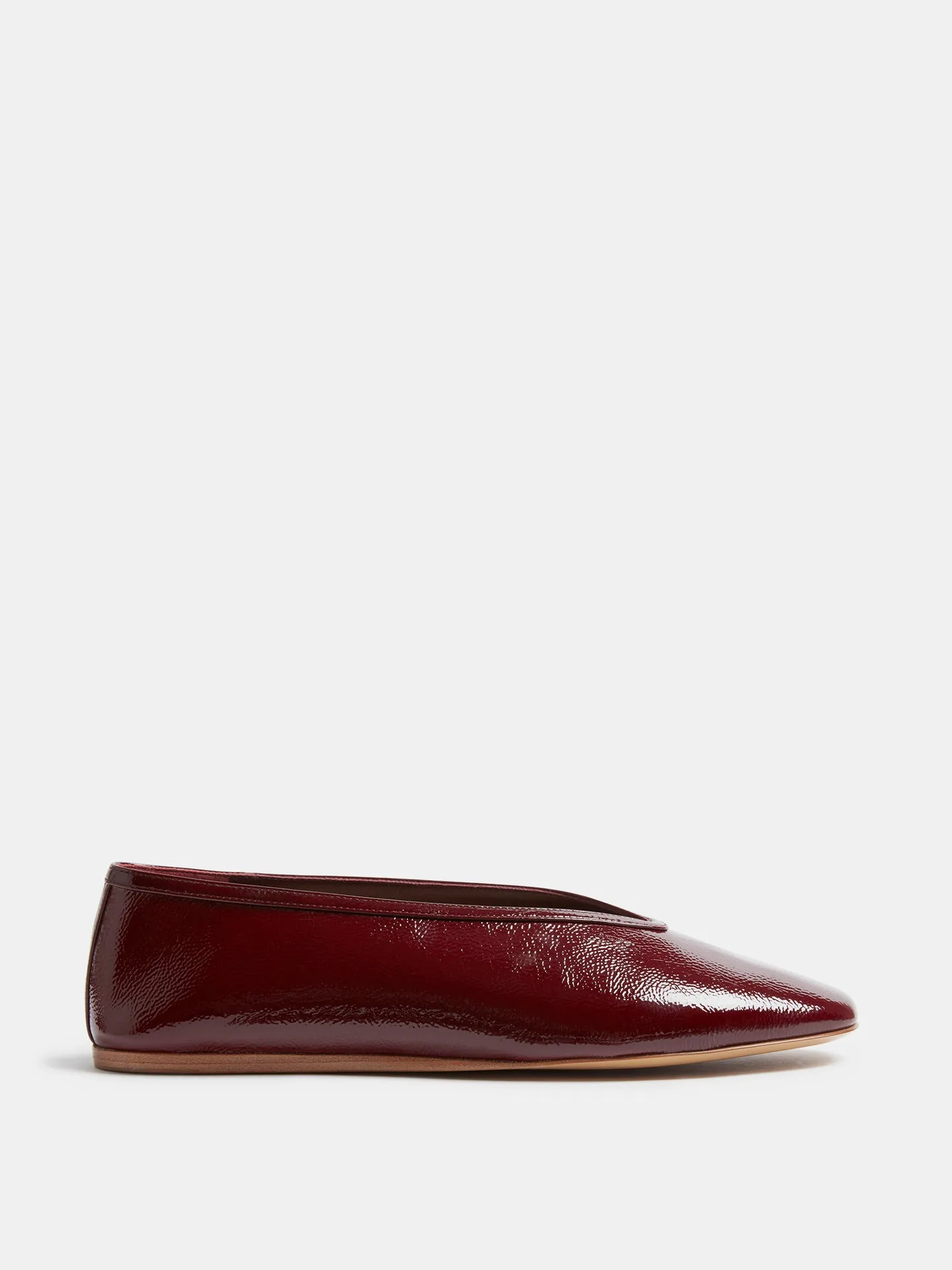 Luna Slipper / Oxblood Patent Leather