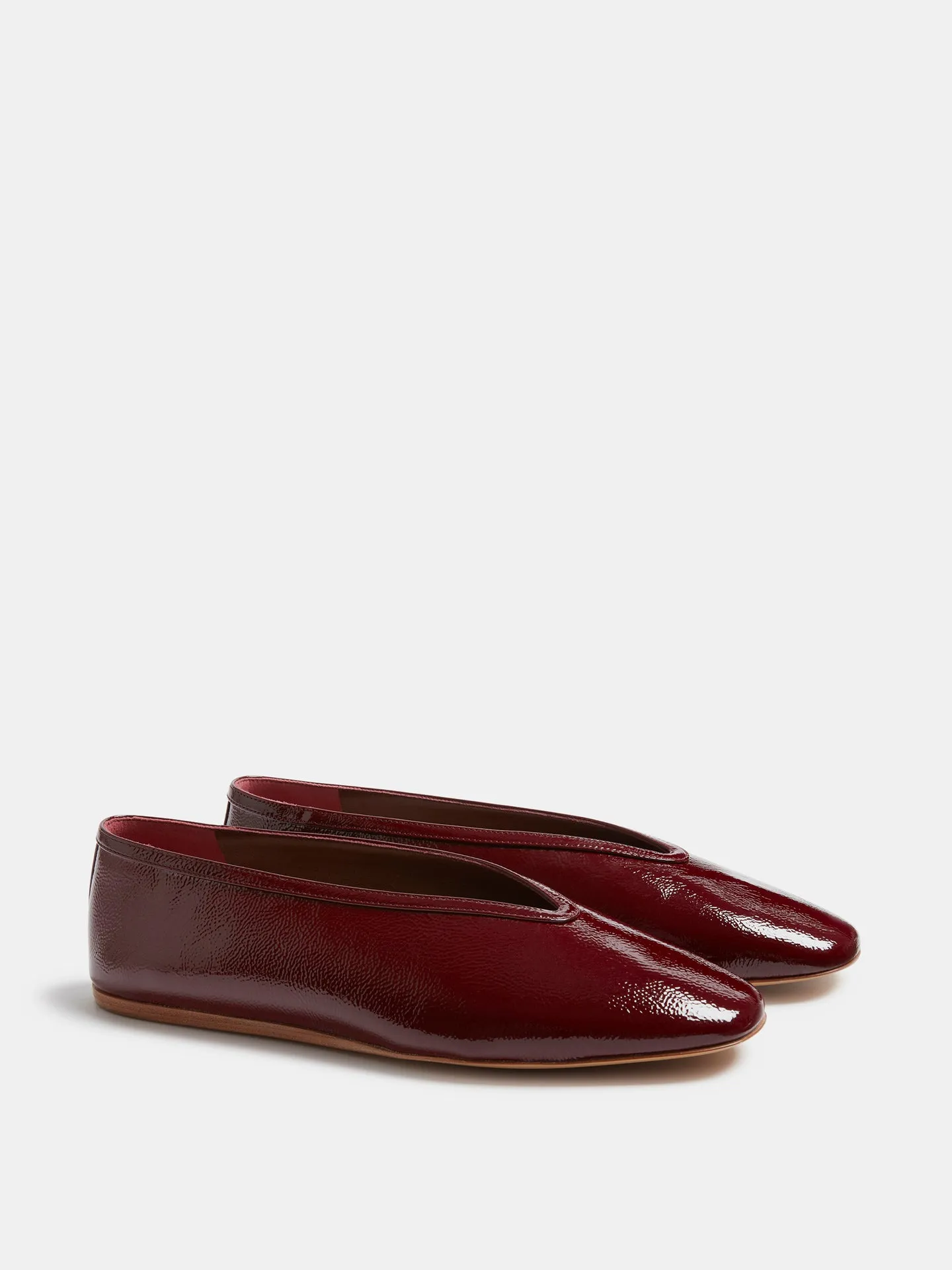 Luna Slipper / Oxblood Patent Leather