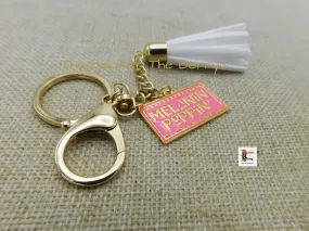 Melanin Keychains Pink Gold Accessories Black Owned