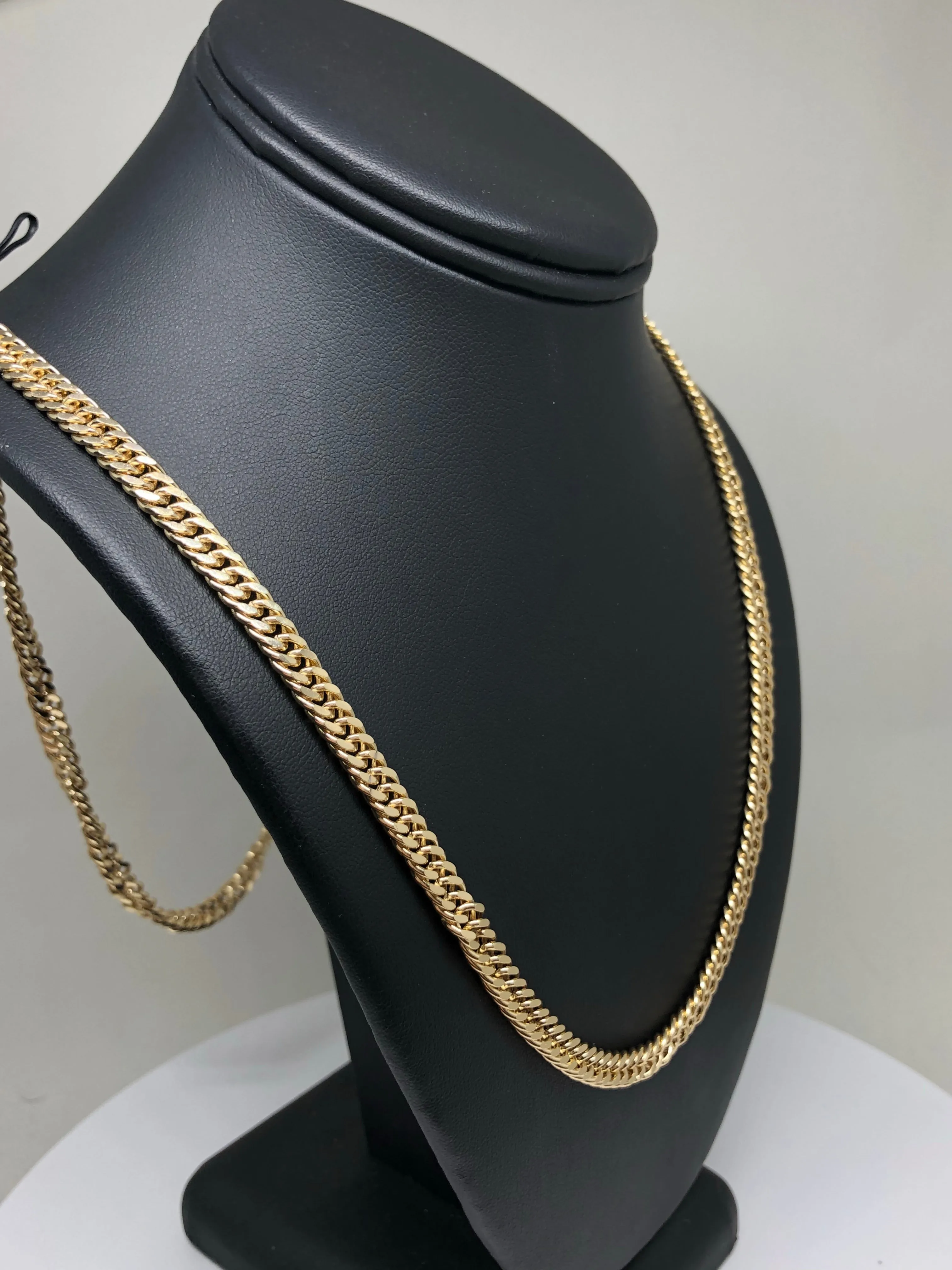 Men's Large Hip Hop 30 Inch Cuban Link Chain Gold Plated 6mm Width