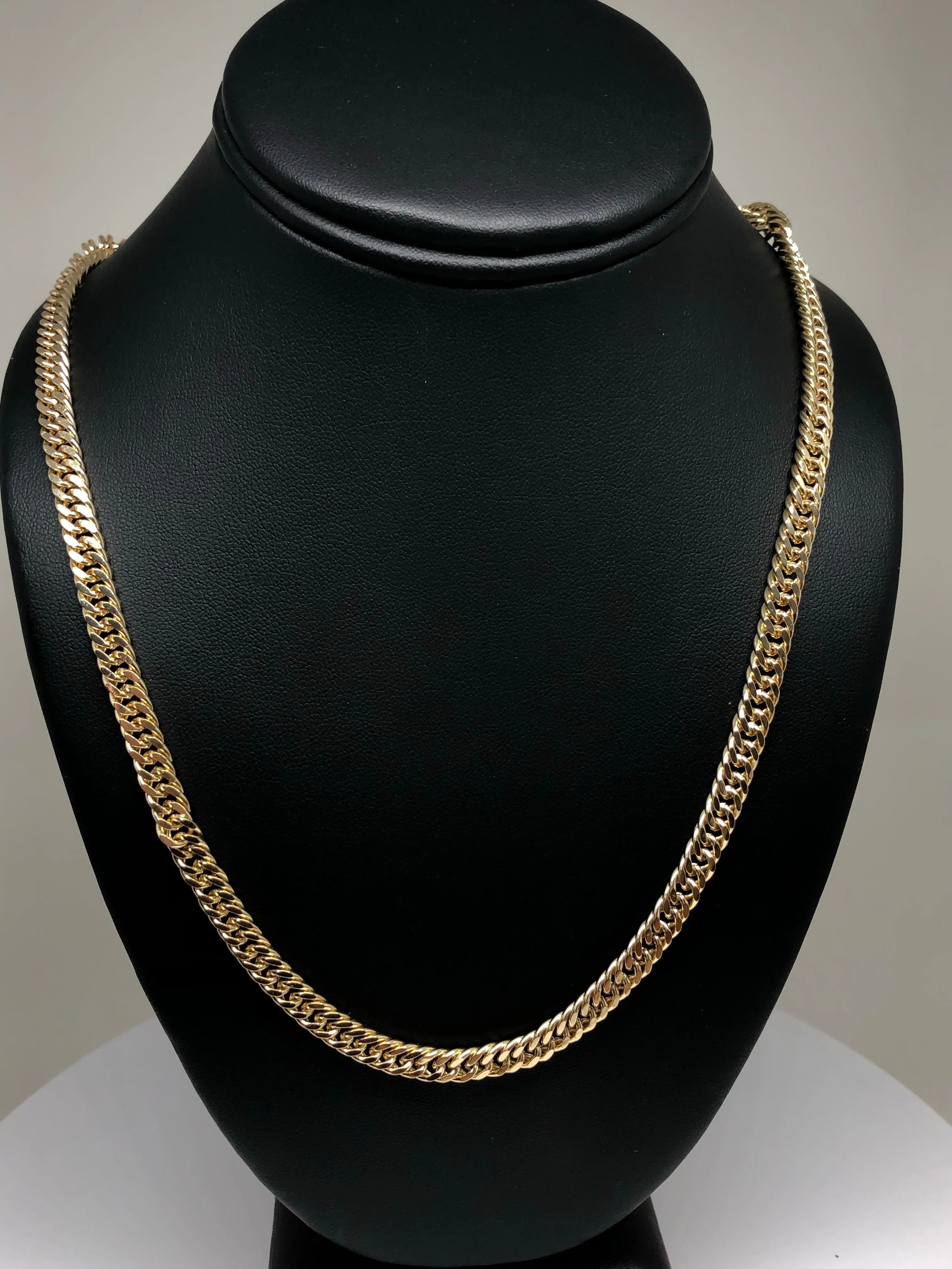 Men's Large Hip Hop 30 Inch Cuban Link Chain Gold Plated 6mm Width