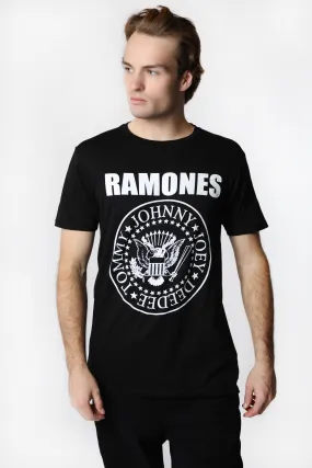 Mens Ramones Crest T-Shirt