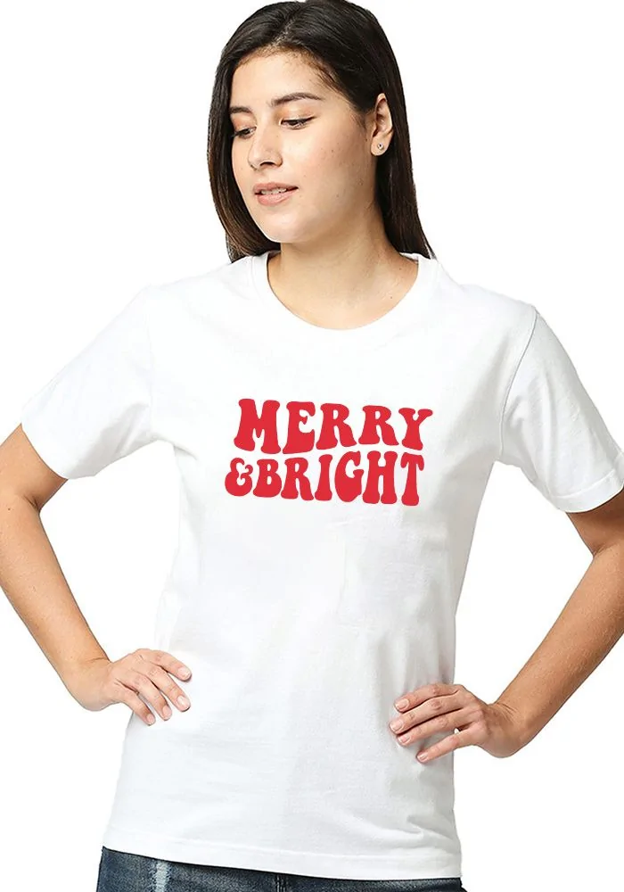 Merry and Bright Women T-Shirt